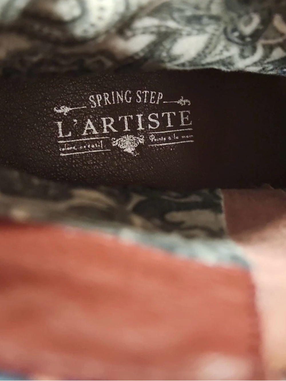 L'Artiste by Spring Step Rodeha Teal Leather Boots EUC - Size 41 (US 10) - Picture 13 of 15